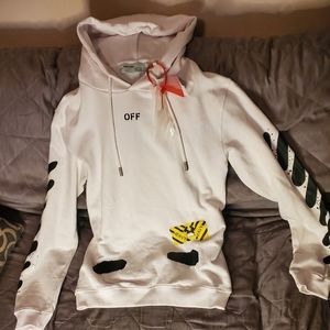 Off white heavy mirror mirror hoodie